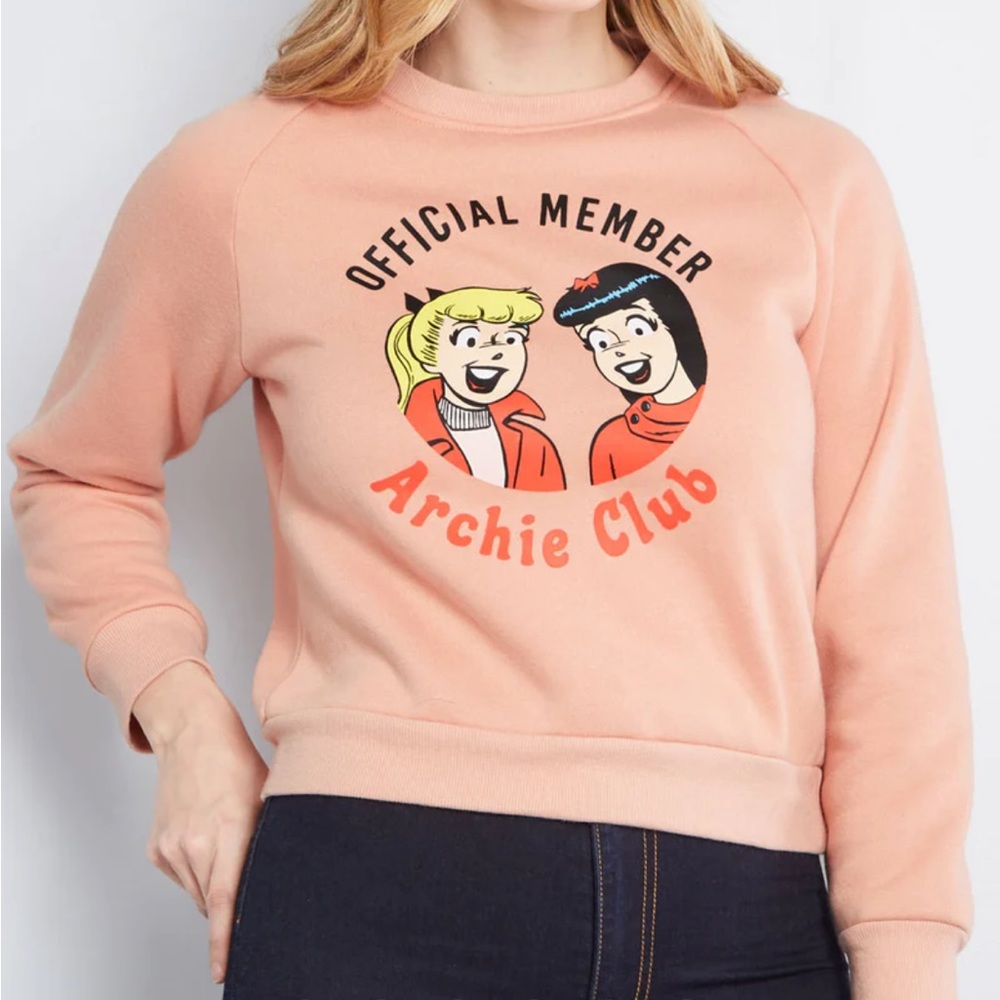 Archie Club Betty and Veronica Graphic Sweatshirt